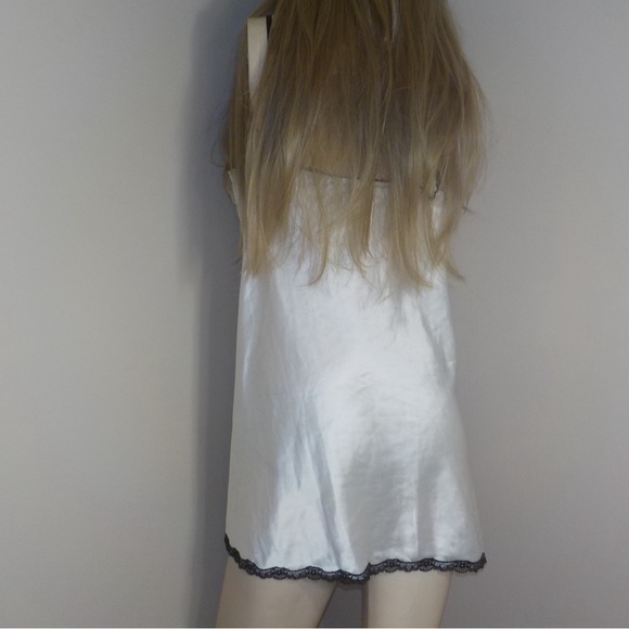 Vintage Victoria Secret White and Black Lace Dress - Picture 6 of 16